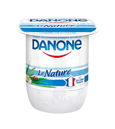 Yaourt Danone 1919 arôme naturel de vanille